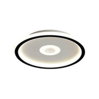 Plafon LED okrągły Abigali Slim Motion 24W z regulowanym czujnikiem ruchu PIR 4000K czarny