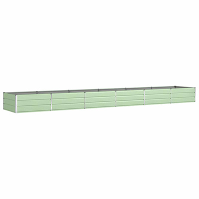 Donica Pastelowa Zieleń 580 x 100 x 45 cm Stal Galwanizowana