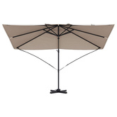 Parasol plażowy Ciemnoszary 351 x 250 x 260 cm
