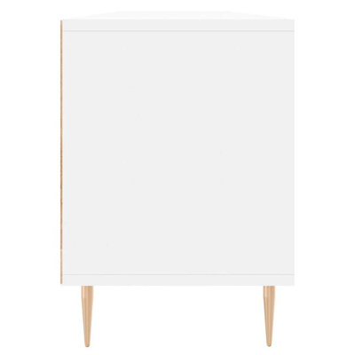 vidaXL Szafka pod TV, biała, 150x30x44,5 cm, materiał drewnopochodny