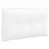 Poduszka na plecy Biały 80 x 19 x 50 cm tkanina