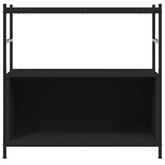 Regał na książki, czarny, 80x30x78,5 cm