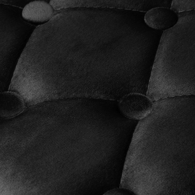 4Rico Krzesło obrotowe QS-OF213G aksamit czarne 148154