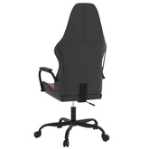 vidaXL Fotel gamingowy, czarno-bordowy, sztuczna skóra wariant 8