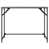 vidaXL Biurko, szary dąb sonoma, 100x45x76 cm, materiał drewnopochodny