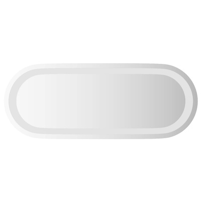 Lustro łazienkowe LED przezroczysty 50 x 20 cm szkło hartowane