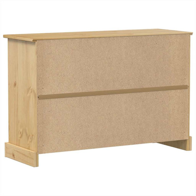 Komoda Corona, 112x40x75 cm, lite drewno sosnowe