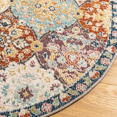 Dywan ARBIZU do pomieszczeń i na zewnątrz, vintage, ? 120 cm vidaXL