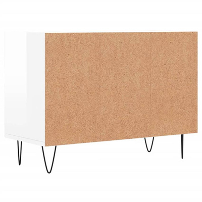 vidaXL Szafka pod TV, biała, wysoki połysk, 69,5x30x50 cm