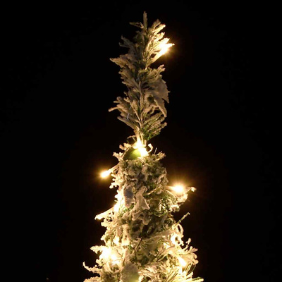 Sztuczna choinka typu pop-up, ośnieżona, 50 LED, 120 cm