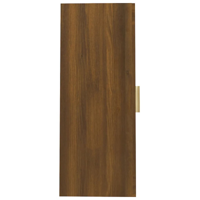 vidaXL Szafka wisząca, brązowy dąb, 69,5x34x90 cm model standard