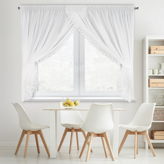 Firana Loreta biała 400x160