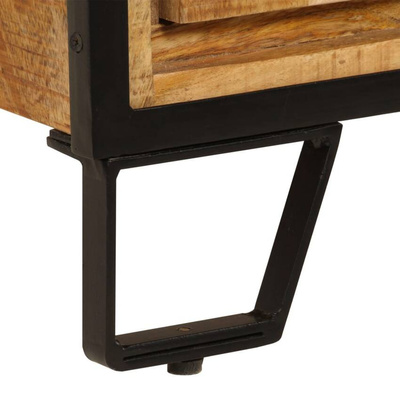 vidaXL Szafka pod TV z szufladami, 120x30x40 cm, lite drewno mango