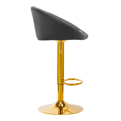 4Rico Hoker barowy QS-B16G aksamit szary 141189