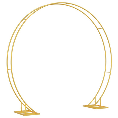 Łuk Ślubny złoty 220 x 45 x 200 cm Stal