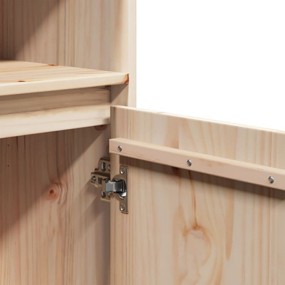 Szafka, 37x34x110 cm, lite drewno sosnowe