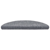 vidaXL Samoprzylepne nakładki na schody, 15 szt., 56x17x3 cm, szare