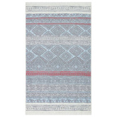 vidaXL Dywanik, różowo-niebieski, 160x230 cm, bawełniany