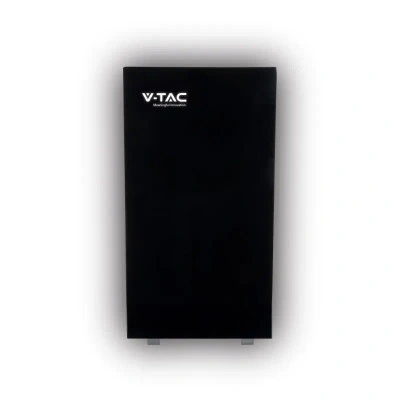 Magazyn Bank Energii V-TAC Biały Szklany Front 16.07kWh 314Ah/51.2V LiFePO4 BMS VT-16076W 10 Lat Gwarancji
