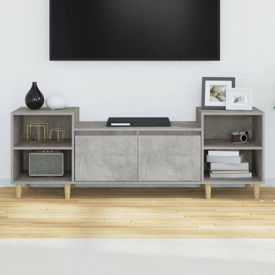 vidaXL Szafka pod TV, szarość betonu, 160x35x55 cm model standard