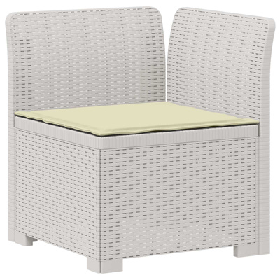 5-osobowa sofa ogrodowa z poduszkami w stylu rattanowym PP