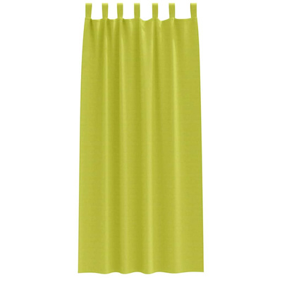 Firany blackout z kółkami 2 pcs Zielony 260 x 140 cm Poliester