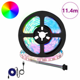 Taśma LED 12 pcs Czarny i przezroczysty 950 mm Miedź i plastik