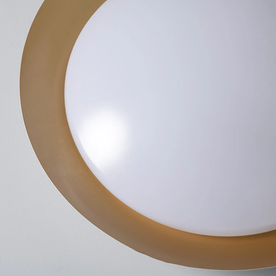 Plafon LED 31W Okrągły Biało Złoty 3 Barwy Świecenia CCT Abruzzo Costa
