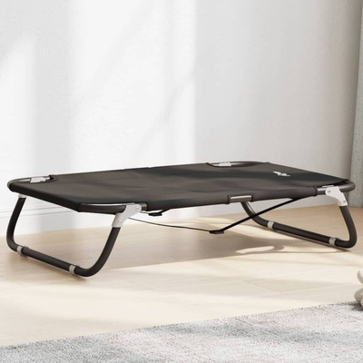 vidaXL Legowisko dla psa, antracytowe, tkanina Oxford i stal