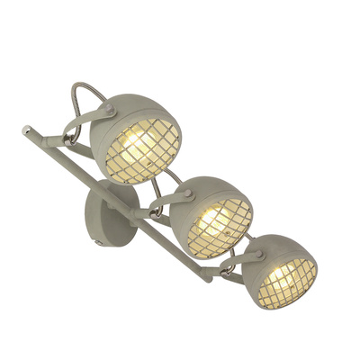 Lampa ścienna listwa 3X50W GU10 betonowy szary PENT 93-68064