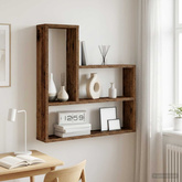 Półka ścienna Stare drewno 60 x 11 x 60 cm Drewno inżynieryjne