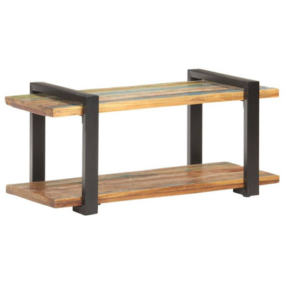 vidaXL Szafka pod TV, 90x40x40 cm, lite drewno z odzysku