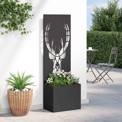 Ekran zapewniający prywatność w ogrodzie Czarny 50 x 150 cm