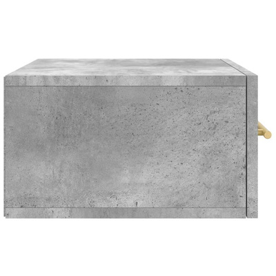 vidaXL Wiszące szafki nocne, 2 szt., szarość betonu, 35x35x20 cm model standard