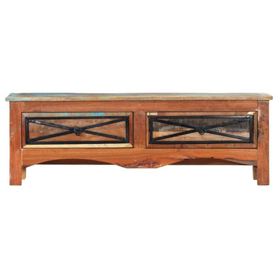 vidaXL Szafka pod TV, 120 x 30 x 40 cm, lite drewno odzyskane model standard