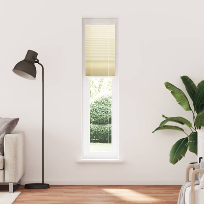 Roleta plisowana kremowa 50x200 cm Szerokość tkaniny 49,4cm