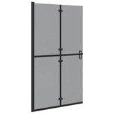Ściana prysznicowa Walk-In Czarny 110 x 6,5 x 190 cm