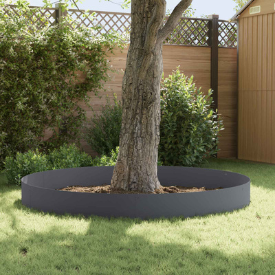 Krawężnik do trawnika 10 szt. 103 x 30 cm Stal antracytowy