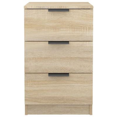 Szafki nocne, 2 szt., dąb sonoma, 40x36x65 cm