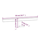 vidaXL Lampa LED nad lustro, 7,5 W, ciepła biel, 50 cm, 3000 K