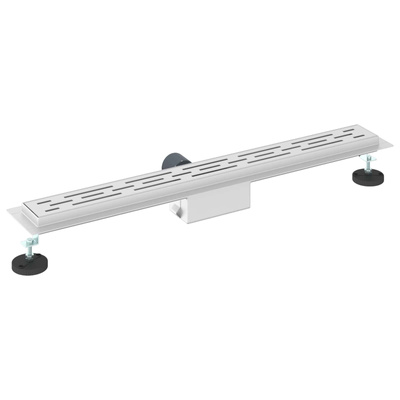 Odwodnienie prysznicowe z designem linii Srebrny 70 cm