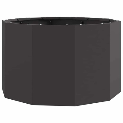 Donica Czarny 60 x 60 x 35 cm Stal