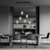 Lampa wisząca ASTRAL 6 BL GRAFIT
