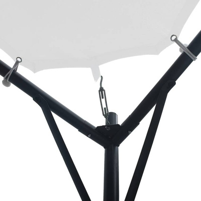Pawilon ogrodowy, 3x3x2,6 m, biały, 180 g/m? vidaXL