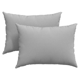 Poduszki na sofę 2 pcs Szary chmur 70 x 50 cm tkanina