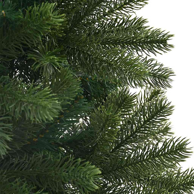 Sztuczna choinka z podstawą Zielony 210 cm PVC, PE i stal