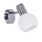 Lampa ścienna kinkiet 1X40W E14 chrom TURNO 91-94189