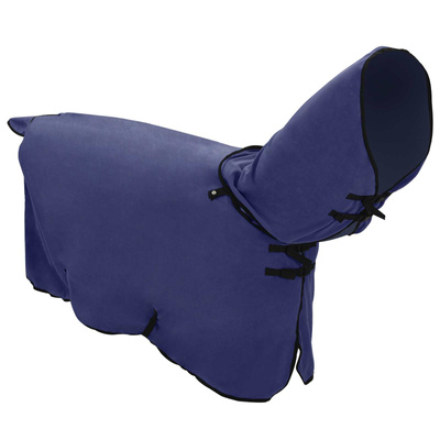 Koc dla Koni Granatowy 105 cm Polar poliesterowy