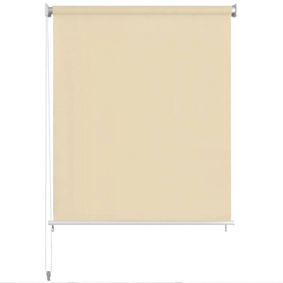 vidaXL Roleta zewnętrzna, 140x230 cm, kremowa