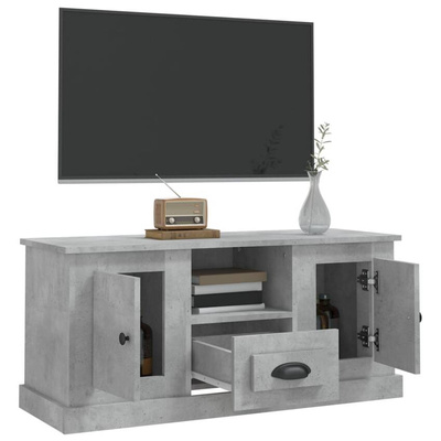 Szafka pod TV, szarość betonu, 100x35,5x45 cm vidaXL